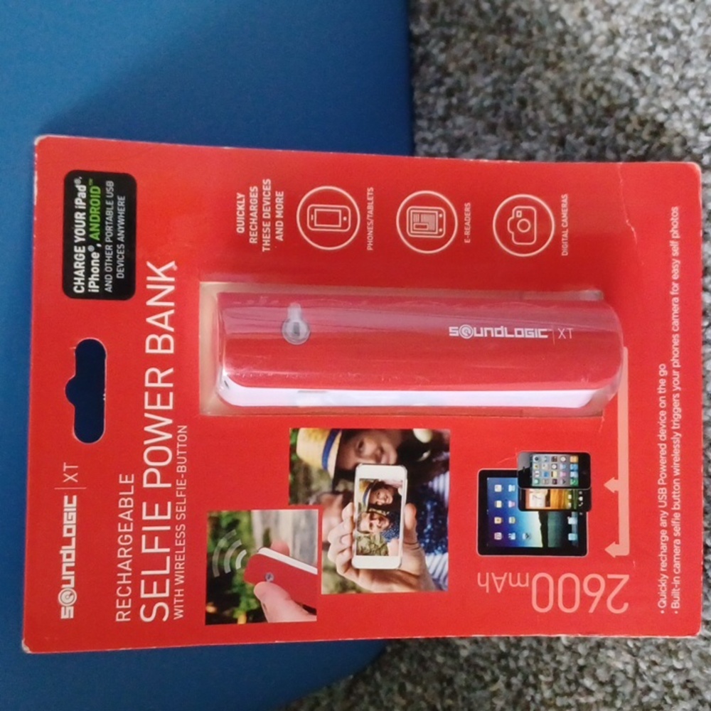 New Soundlogic Rechargeable Selfie Power Bank